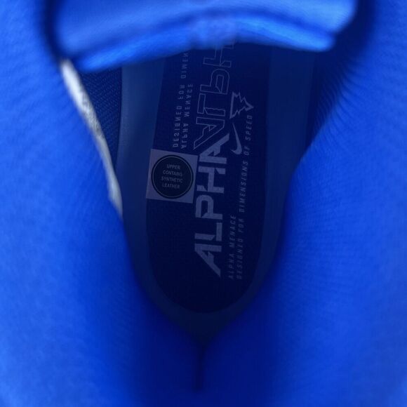 Nike Mens Alpha Menace Pro 3 Football Cleats Size 11.5 Royal Blue CT6649-414 NEW - Picture 6 of 12